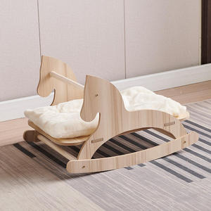 Luxury <b>Cat</b> <b>Tree</b> Scratcher Wooden Horse Platform Hemp Rope Integrated <b>Cat</b> House Toy Large <b>Small</b> Luxury Villa <b>Cat</b> Climbing Frame - Product Image 1