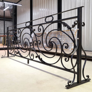 Foshan Factory vend directement des rampes d'escalier en fer forgé pour véranda à <span class=keywords><strong>prix</strong></span> avantageux - Product Image 3