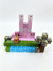 100 Piezas de Bloques Magnéticos con Diseño de Llamas, Juego de Juguetes de Bricolaje para Niños, Regalo para Niños y Niñas, Juego de Construcción Inteligente para Niños - Product Image 6