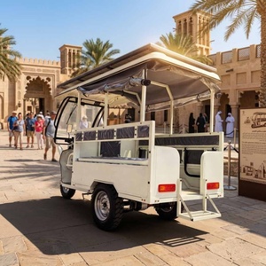 Ev <b>Mini</b> Shuttle Car Resort Electric Tricycle 1500W 3 Wheel Closed Body <b>Solar</b> <b>Panel</b> Adult 6 Passenger Commercial Transport - Product Image 3
