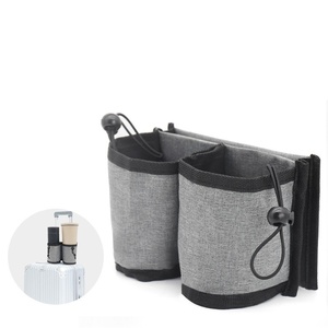 Porte-gobelet amovible pour chariot à bagages, couvercle de tasse de voyage portable, rangement multifonctionnel, 1 pièce - Product Image 5