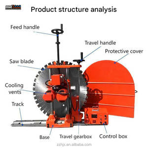 Machine à découper les murs en béton semi-automatique multifonctionnelle 800E/1000E/1200E, utilisée pour les industries agricoles, coupe-béton - Product Image 2