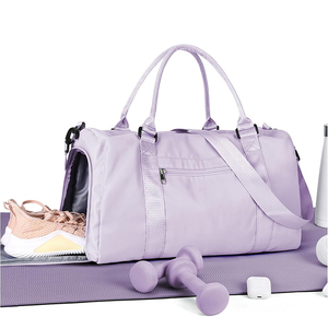 Sport Travel Duffel <b>Bag</b> for Women with Shoes <b>Compartment</b> and Wet Pocket Yoga Gym <b>Bag</b> - Product Image 1