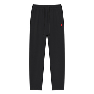 <span class=keywords><strong>Pantaloni</strong></span> Casual da Uomo all'Ingrosso, 100% Cotone, Logo Ricamato, Gamba Dritta Media, per Sport, Tessuto Pettinato - Product Image 3