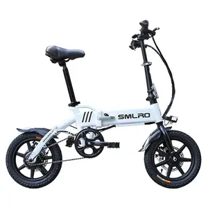 SMLRO — Mini vélo électrique pliable 14 pouces, 36V 250W, 8ah, batterie au Lithium, livraison directe