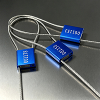 Câble de sécurité en acier galvanisé Ziwei CH202 2,5 mm, réglable, conforme à la norme C-TPAT, pour camions, remorques et conteneurs