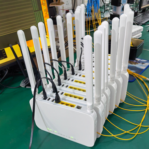 Modems optiques WIFI6 double bande d'occasion avec 4 ports 4GE+1Tel+2USB GPON 2.4&5G AX3000 Routeur ONU FTTR/FTTX - Product Image 1