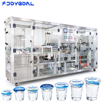Machine de remplissage et de scellage pneumatique entièrement automatique pour gobelets et canettes en plastique et en aluminium
