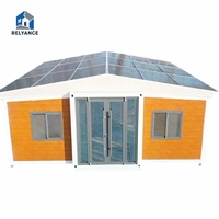 Rumah Kontainer Modul Kontainer Desain Modern untuk Penggunaan Luar Ruangan untuk Kantor 4 Kamar Tidur 2 Kamar Tidur Antarmuka Tenaga Surya