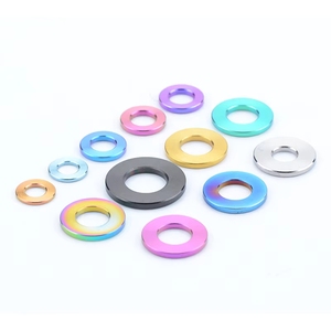 Pernos de Aleación de Titanio Grado 5 Pulidos GR5 con Arandela Plana Ligeros M5/M6/M8/M10/M12/M1 para Motocicleta, Bicicleta de Montaña y Carretera Haosheng - Product Image 1