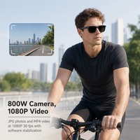 Lunettes Intelligentes IA avec Caméra 8MP, Enregistrement Vidéo 1080P, Appel et Transfert Wi-Fi, IP65 pour Hommes et Femmes
