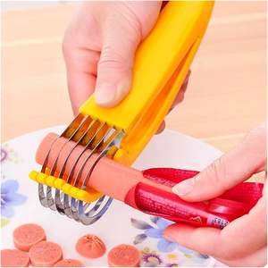 Cortador de Plátanos Amarillo, Práctico Utensilio de Cocina, Pelador de Frutas y Verduras de Plástico, Cortador de Plátanos - Product Image 4