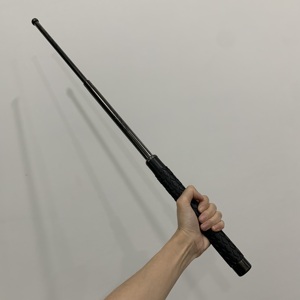 Bâton <span class=keywords><strong>de</strong></span> marche télescopique tactique automatique en métal pour la randonnée - Product Image 3