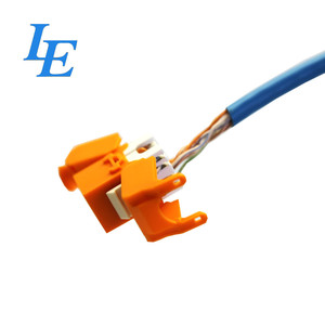 หัวต่อสายแลนแบบโมดูลาร์ FTP UTP Cat3 Cat5e Cat6 Cat7 Cat8 พร้อมแผงแพทช์พาแนล 180 องศา และหัวต่อ RJ45 Cat6 Keystone Jack - Product Image 6