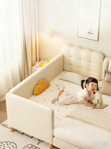 Letto Multifunzionale Estensibile Imbottito per Piccoli Appartamenti Arredamento Camera da Letto - Product Image 2