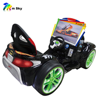 M SKY VR-200 Machine de jeu vidéo à bascule à monnayeur en fibre de verre pour enfants, centre commercial, parc d'attractions, salle de jeux, FEC, version anglaise