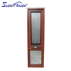 Superuouse AS2047 Australia struttura in alluminio Color venatura del legno Design apertura verso l'alto in vetro trasparente con tenda da sole - Product Image 3
