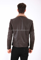 Veste en cuir Nubuck imperméable de haute qualité pour homme, style coréen, doublure en fourrure artificielle, grande taille, fermeture éclair, respirante, automne