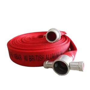 natural rubber lined polyester 65mm fire hose