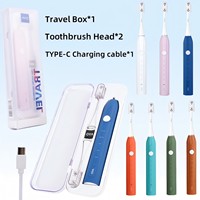 Cepillo de Dientes Eléctrico Sónico Portátil para Viajes, Cepillo de Dientes USB para Blanquear los Dientes, Producto Más Vendido