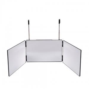 Wholesale Adjustable Reversible Hanging Folding LED Makeup Salon <b>Mirror</b> Cross-Border Three-Fold with Three Sides - Product Image 5