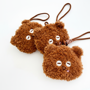 G soffice portachiavi bambola orso portamonete Mini scatola di immagazzinaggio di monete da magazzino stella per Mini deposito di monete - Product Image 1