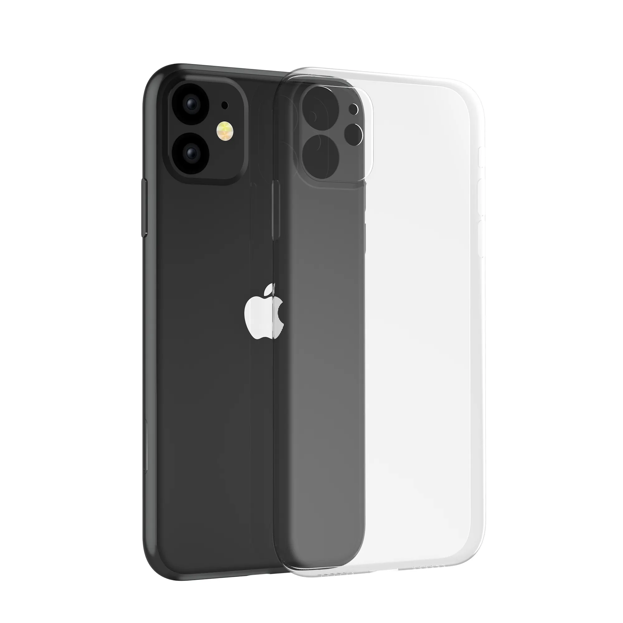 Gute grip 4-seite schutz pp telefon abdeckung für iphone 11 transparent fall, neue design für iphone 11 pro max transparent fall