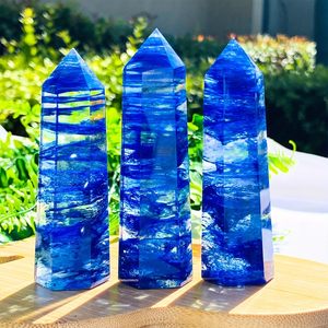 Wholesale Nice Blue Smelting <b>Crystal</b> Tower Polished for Healing and Home Decor <b>Cheap</b> Price <b>Crystal</b> Gifts - Product Image 2