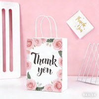 Sacs en papier kraft blanc personnalisés en gros, avec logo imprimé, uniques, avec poignée, pour remercier vos clients