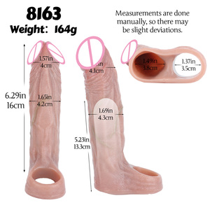 Funda de Silicona Delgada y Suave para Pene SXXY de 6.29 Pulgadas, Mejora el Rendimiento Masculino y Extiende la Duración, Juguete Sexual Novedoso para Adultos - Product Image 6