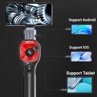RALCAM-Caméra d'inspection endoscopique industrielle rotative à 360 ° de 6mm avec lumière LED pour moteur automobile