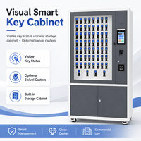 Armoire de stockage de clés électroniques avec API SDK de reconnaissance faciale et d'empreintes digitales RFID pour la gestion des hôtels, des bureaux, de la logistique et des véhicules