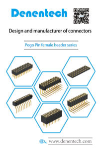 Denentechスプリングロードポゴピン<span class=keywords><strong>3mm</strong></span>メスH4.0mm金メッキ平面トリプル列ストレートSMTポゴピンコネクタ - Product Image 5