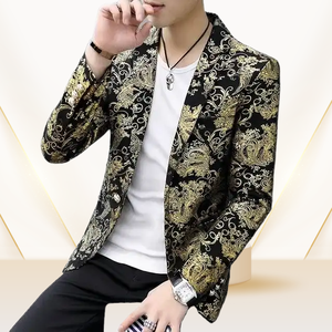 高品質メンズビジネススーツシングルブレストカジュアルコーデュロイ平野春秋プラスサイズ - Product Image 3