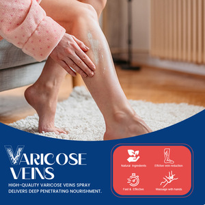 Crema de venas varicosas para <span class=keywords><strong>piernas</strong></span> Ungüento de extracto de hierbas Alivia la hinchazón y el dolor - Product Image 3