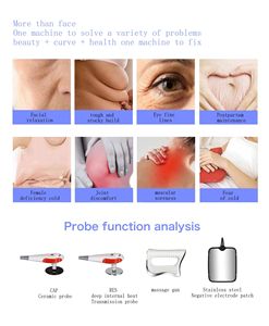 Feier a 448khz CET pemijat keramik pengencang leher angkat wajah mesin Spa Rumah antipenuaan hangat perawatan kulit pereda nyeri - Product Image 5