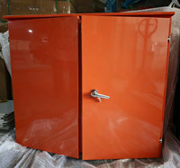 IP55 Mobile Enclosure Galvanized Steel Instrument Case Powder Coated Portable Electrical Box Outdoor Testing Equipment
