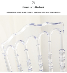 יצרן כיסאות אקריליק זולים וצבעוניים למלונות, כיסאות פלסטיק לחתונות ומסיבות, כיסאות נפוליאון לאירועים וריהוט. - Product Image 5