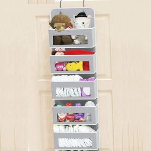 Over the Door Wall Mount Hanging Organizer 4 <b>Large</b> Capacity Fabric Pockets for Kitchen Baby Essentials Clothing & Toys <b>Storage</b> - Product Image 6