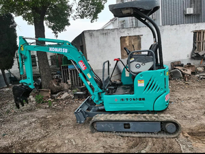 Excavadora de cadenas usada Komatsu PC20 de 2 toneladas con cucharón de 0.06m³ original de Japón, excavadora hidráulica para granja y jardín - Product Image 6