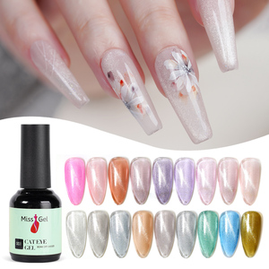 Missgel Gel UV Semi-Permanent Effet Œil de Chat de Haute Qualité, Fournitures pour Ongles, Magnétique, Végétalien, Biologique, Marque Privée Personnalisée - Product Image 1