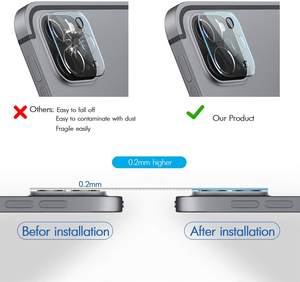 Pellicola di protezione dello schermo in vetro temperato posteriore per <span class=keywords><strong>Apple</strong></span> <span class=keywords><strong>iPad</strong></span> <span class=keywords><strong>Pro</strong></span> <span class=keywords><strong>11</strong></span> 12.9 2020 - Product Image 5