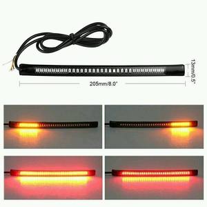 ไฟท้ายรถยนต์มอเตอร์ไซค์แบบยูนิเวอร์แซล 48 LED ไฟเบรก ไฟเลี้ยว แบบหลอด กันน้ำ ไฟท้ายป้ายทะเบียน สีแดง สีเหลือง SMD - Product Image 2