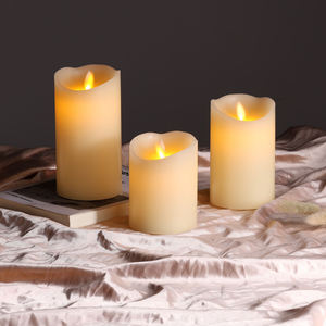 Bougie <span class=keywords><strong>LED</strong></span> à simulation de flamme mobile alimentée par piles de Mermei pour la décoration de la maison - Product Image 4