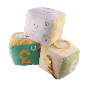 Ensemble de blocs en peluche éducatifs pour bébés, jouets en peluche et cubes d'apprentissage des nombres pour les nourrissons et les tout-petits âgés de 5 à 7 ans - Product Image 2