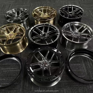 Jantes en fibre de carbone forgée, deux pièces, face électroplaquée cuivre, 18 19 20 21 22 pouces, PCD ET personnalisé pour Porsche/Jantes - Product Image 5