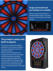 Bảng Phi Tiêu Điện Tử đặt 48 trò chơi trên 315 tùy chọn trò chơi Bảng Phi Tiêu Thông Minh - Product Image 5