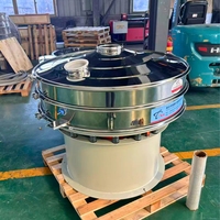 Máquina Cribadora Circular Rotatoria para Separación de Líquidos, Sólidos, Gránulos y Polvos, para Partículas de Garri de Yuca