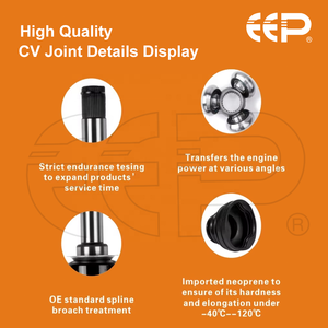 EEP 3815A068 Auto DriveShaft Systems C.v. Juntas Junta Cv exterior para MITSUBISHI CW5 Outlander 2,4 <span class=keywords><strong>08</strong></span>- Lancer Asx - Product Image 3