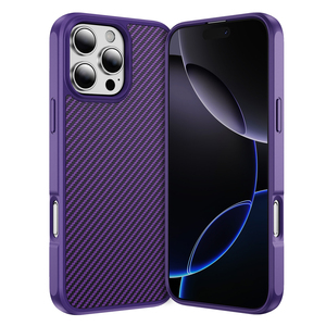 Coque antichoc en fibre de carbone pour Apple <span class=keywords><strong>iPhone</strong></span> 16 Pro Max 16E 17Air 15 14 Plus <span class=keywords><strong>13</strong></span> 12 <span class=keywords><strong>Mini</strong></span> 11 Coque de téléphone antidérapante - Product Image 6